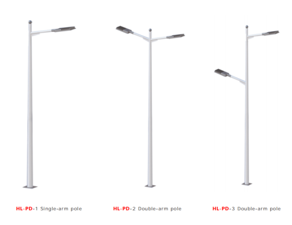 6-12m hot selling lamp pole with nice pole arm